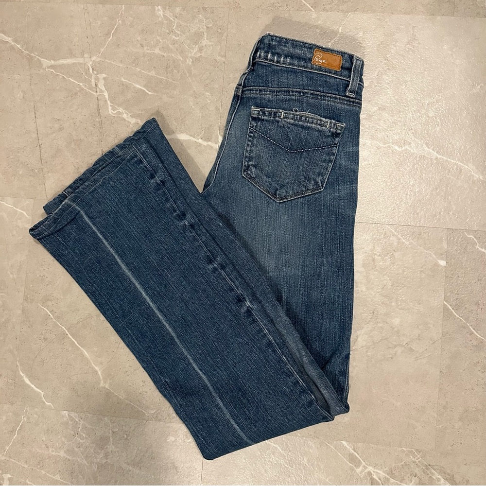PAIGE Low Rise Flare Jeans